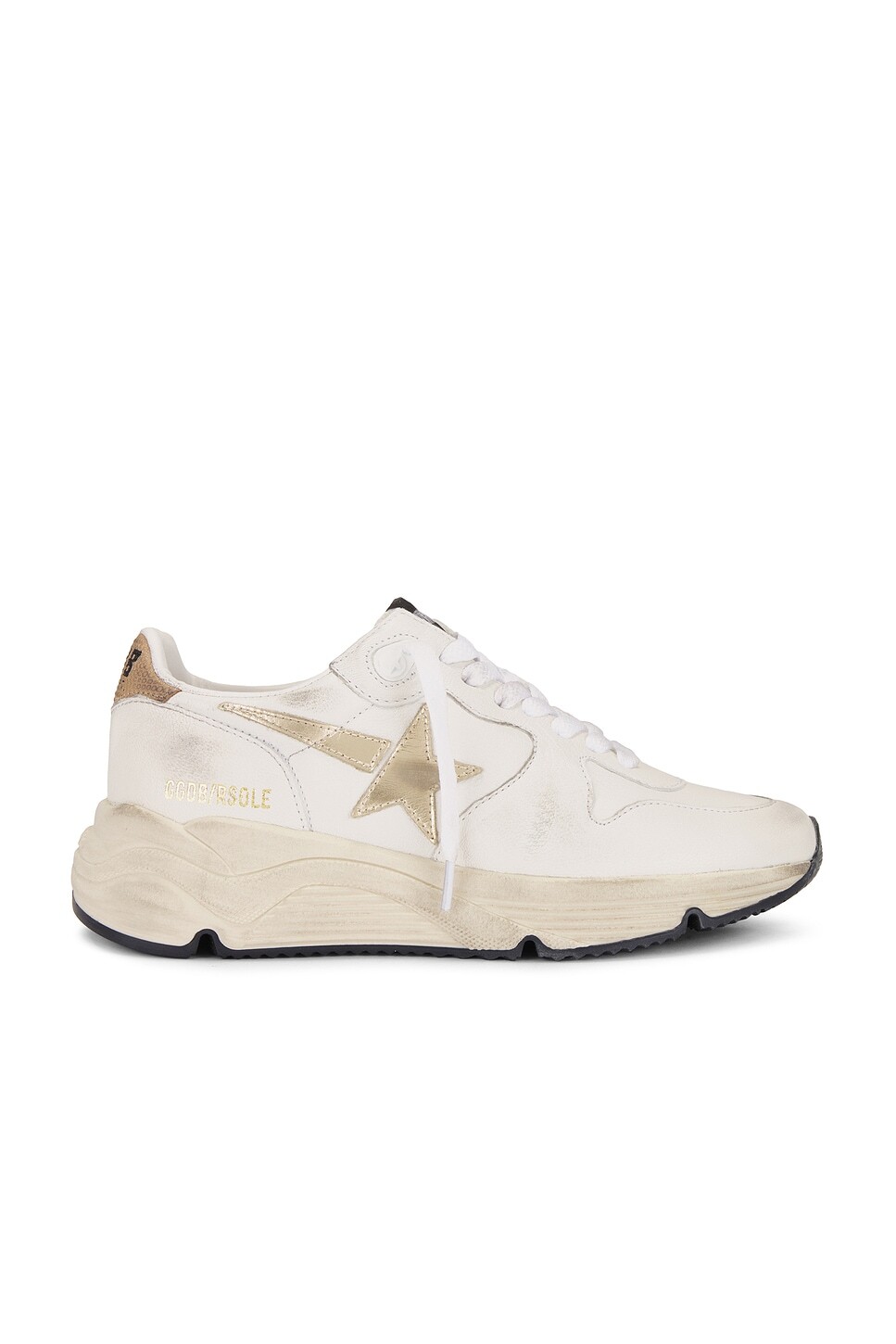 

Беговые кроссовки Golden Goose, белый/золотой/бежевый