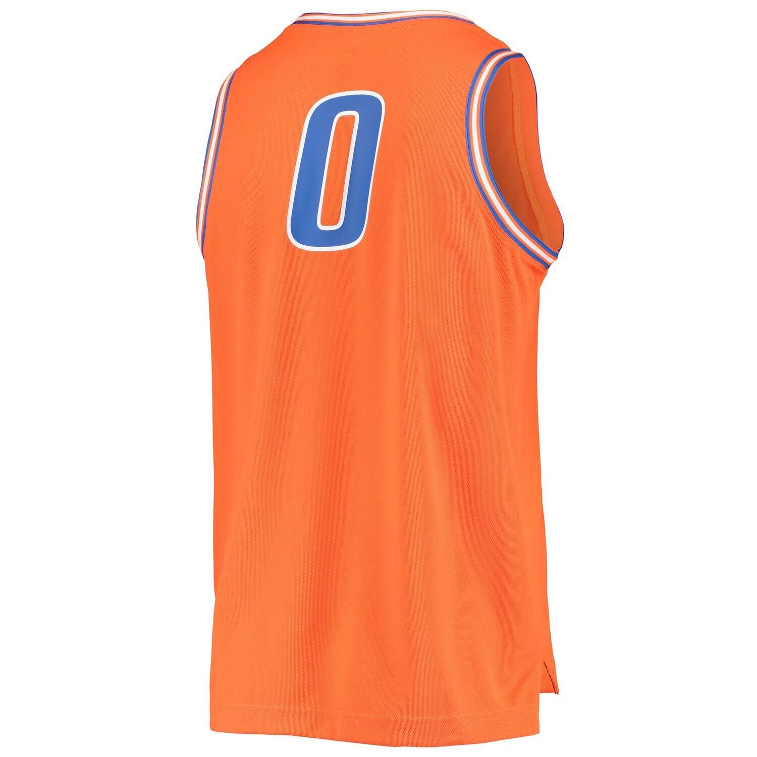 Мужская баскетбольная майка в стиле ретро Nike #0 Orange Boise State Broncos — фото 3