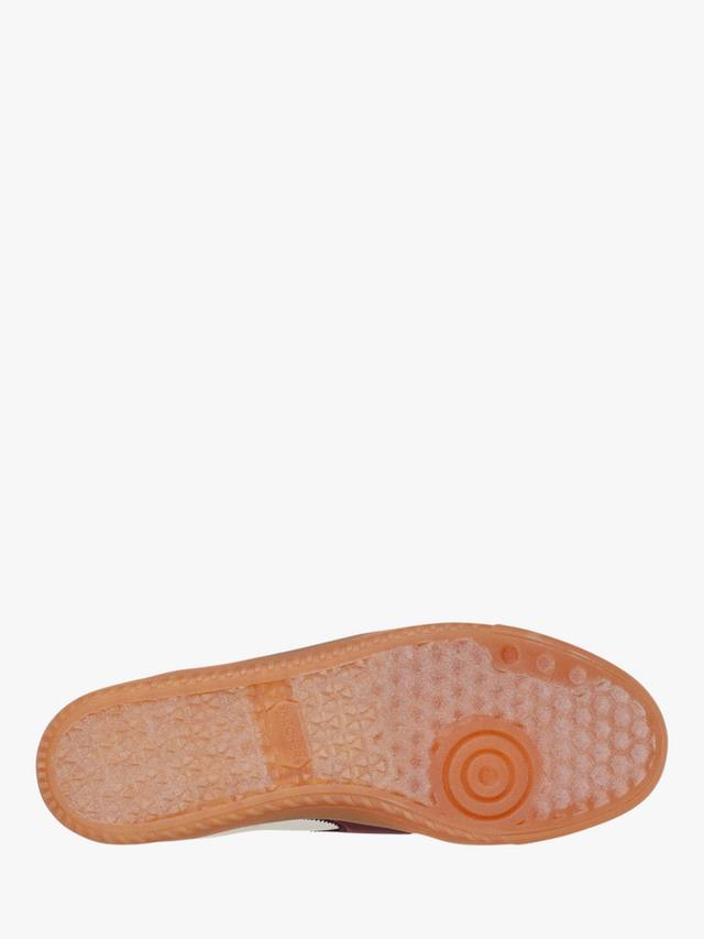 Кроссовки на шнуровке из смеси замши hotshot pyke Skechers, цвет White/Burgundy — фото 3