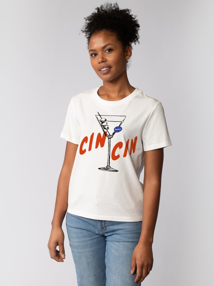 

Футболка wat Apparel T-Shirt Cin Cin, белый