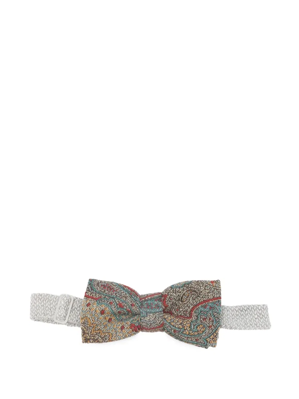 Галстук-бабочка с узором Etro Kids, коричневый