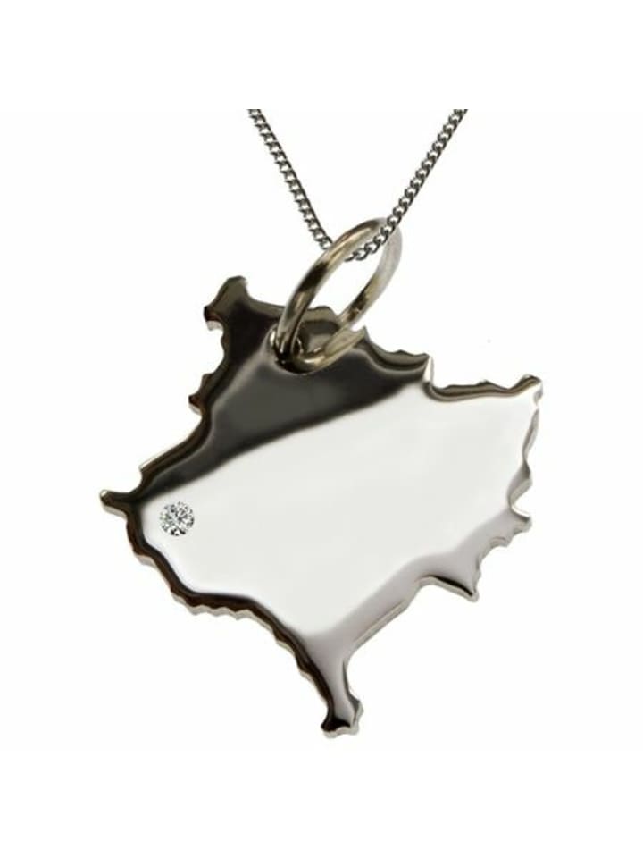 

Schmuckador Цепочка 50 см + Косово с бриллиантом из серебра 925 пробы