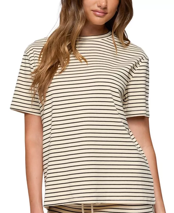 

Футболка оверсайз в полоску от Brena Edikted, белый