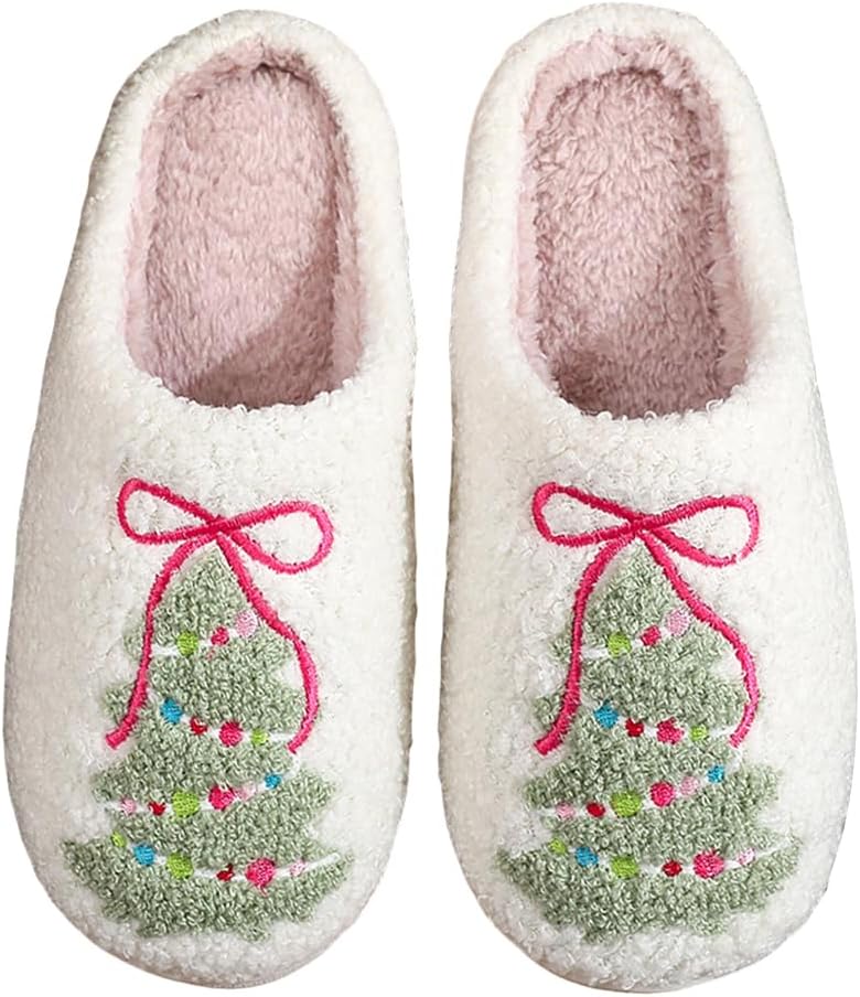 

Пушистые домашние тапочки с оленями и эффектом памяти Hi-Y2Kgirls