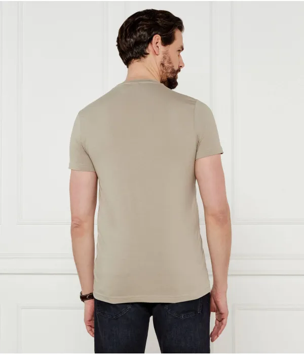 Футболка Slim fit Calvin Klein, бежевый — фото 3