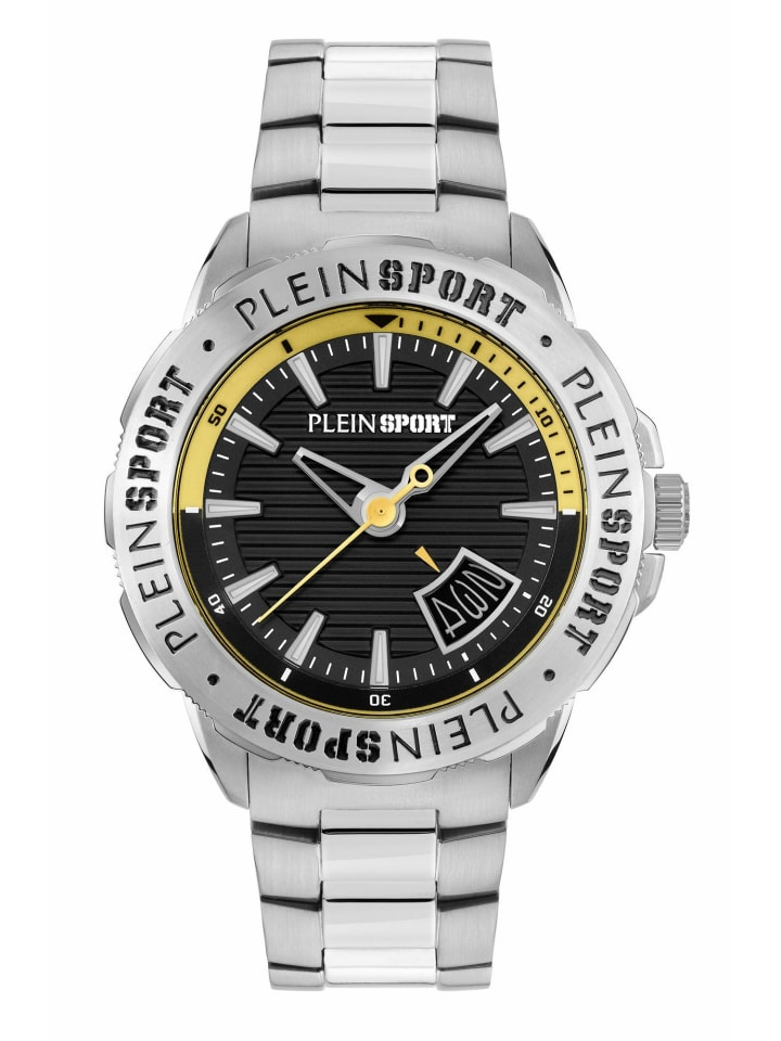 

Plein Sport Мужские аналоговые часы серебристого цвета