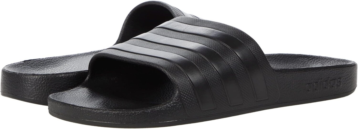

Шлепанцы Adilette Aqua Slides adidas, цвет White/Black/White