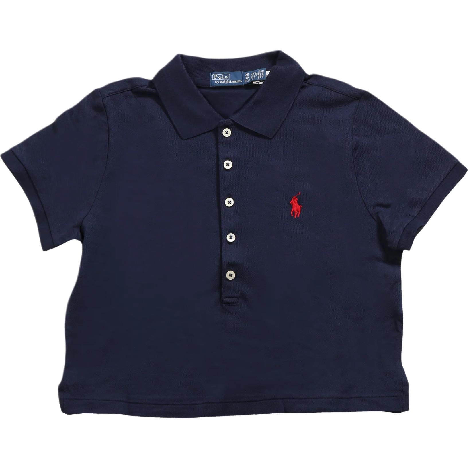 

Поло с коротким рукавом и вышитым логотипом Polo Ralph Lauren, синий