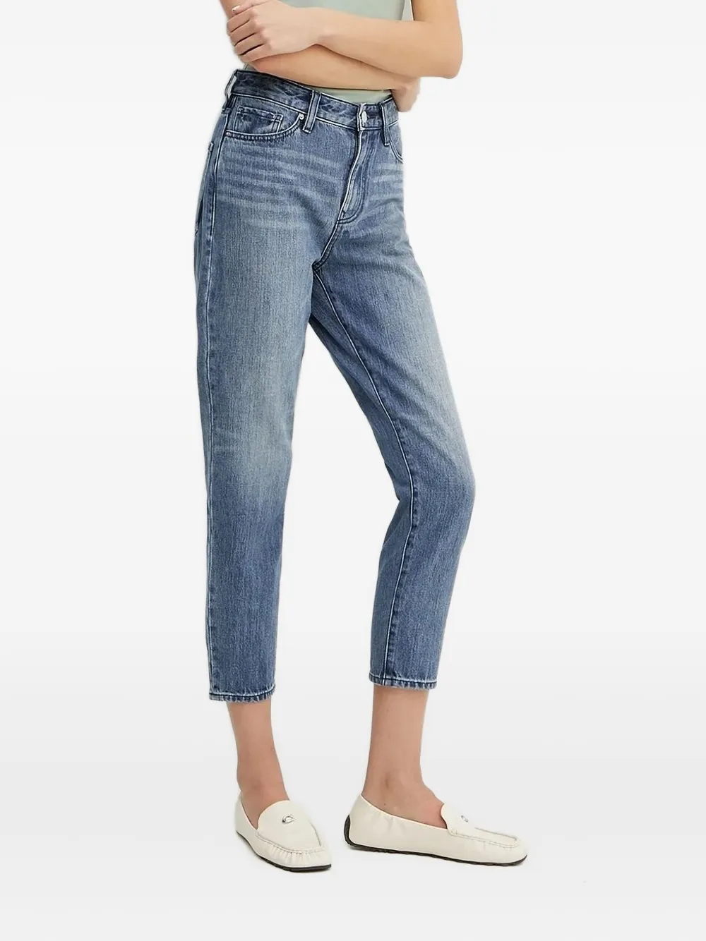 

Джинсы с эффектом потертости Armani Exchange, синий