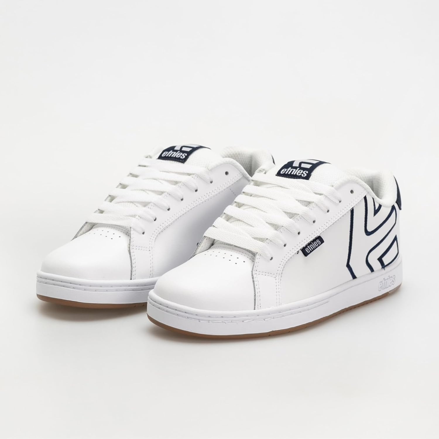 Кеды для скейтборда Etnies Callicut - классический дизайн, прочная конструкция, комфортная амортизация, универсальный стритвир для катания на скейте, BMX и повседневной носки, белый/синий/темно-синий — фото 3