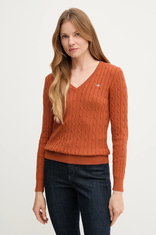 

Свитер Gant, оранжевый