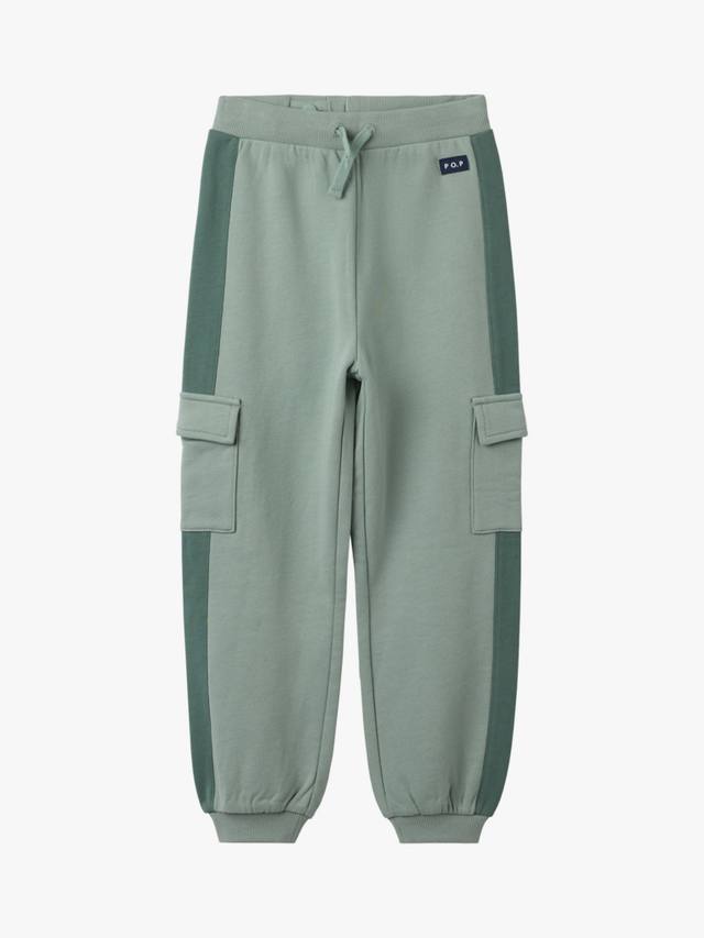 

Детские хлопковые карго-джоггеры Polarn O. Pyret, Green