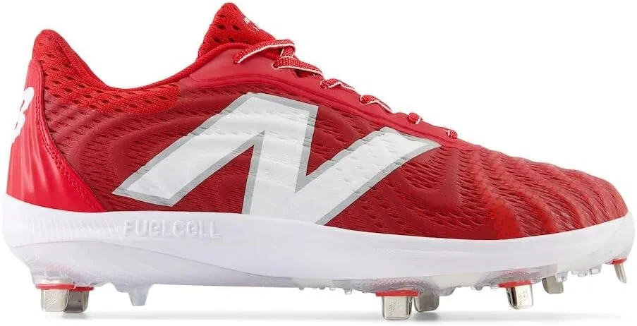 Мужские бейсбольные кроссовки New Balance FuelCell 4040 V7 Metal, Team Red Optic White — фото 2