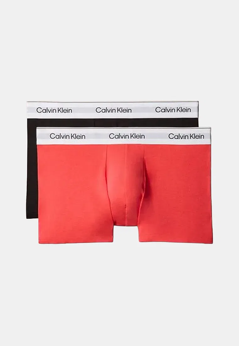 Трусы, 2 штуки, Calvin Klein, черный/розовый