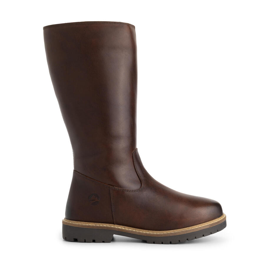 TRAVELIN' Женские высокие сапоги Vinstra - шерстяная подкладка - коричневые — фото 3
