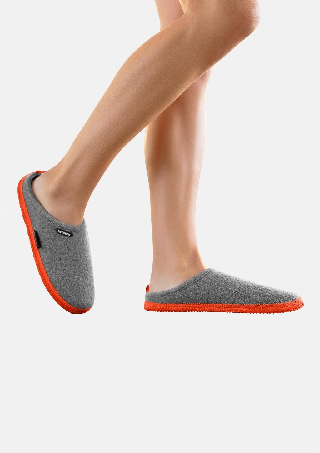

Тапочки Giesswein, цвет hellgrau neonorange