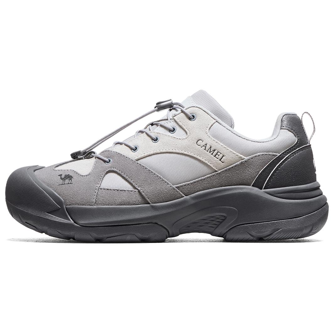 

CAMEL Дышащие и легкие мужские трекинговые кроссовки низкие серые, цвет Gray