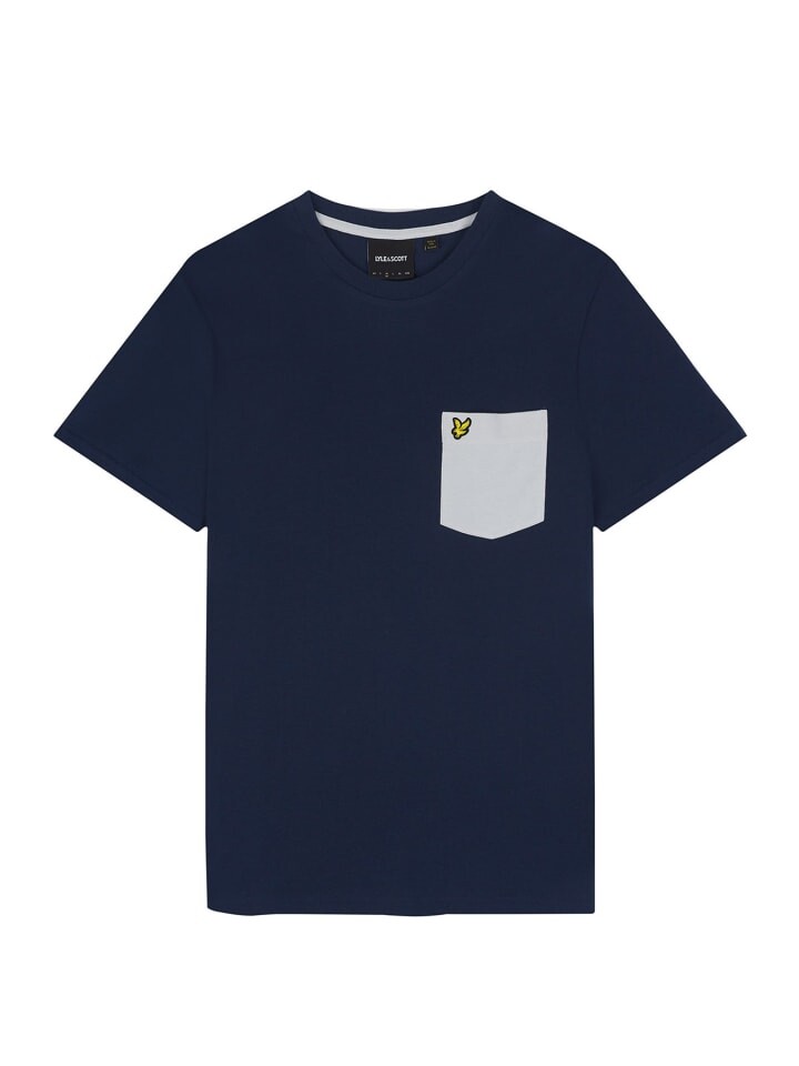 

Футболка Lyle & Scott T-Shirt, цвет Dunkelblau/Hellbeige