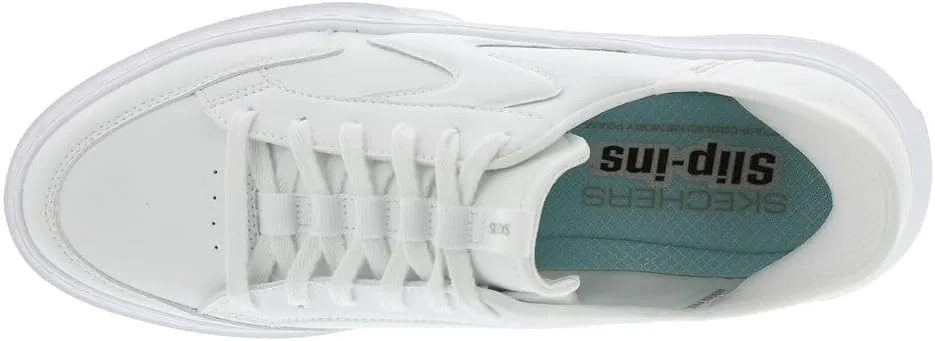 Женские кроссовки Skechers Cordova Classic New Reign, White Duraleather Trim — фото 2