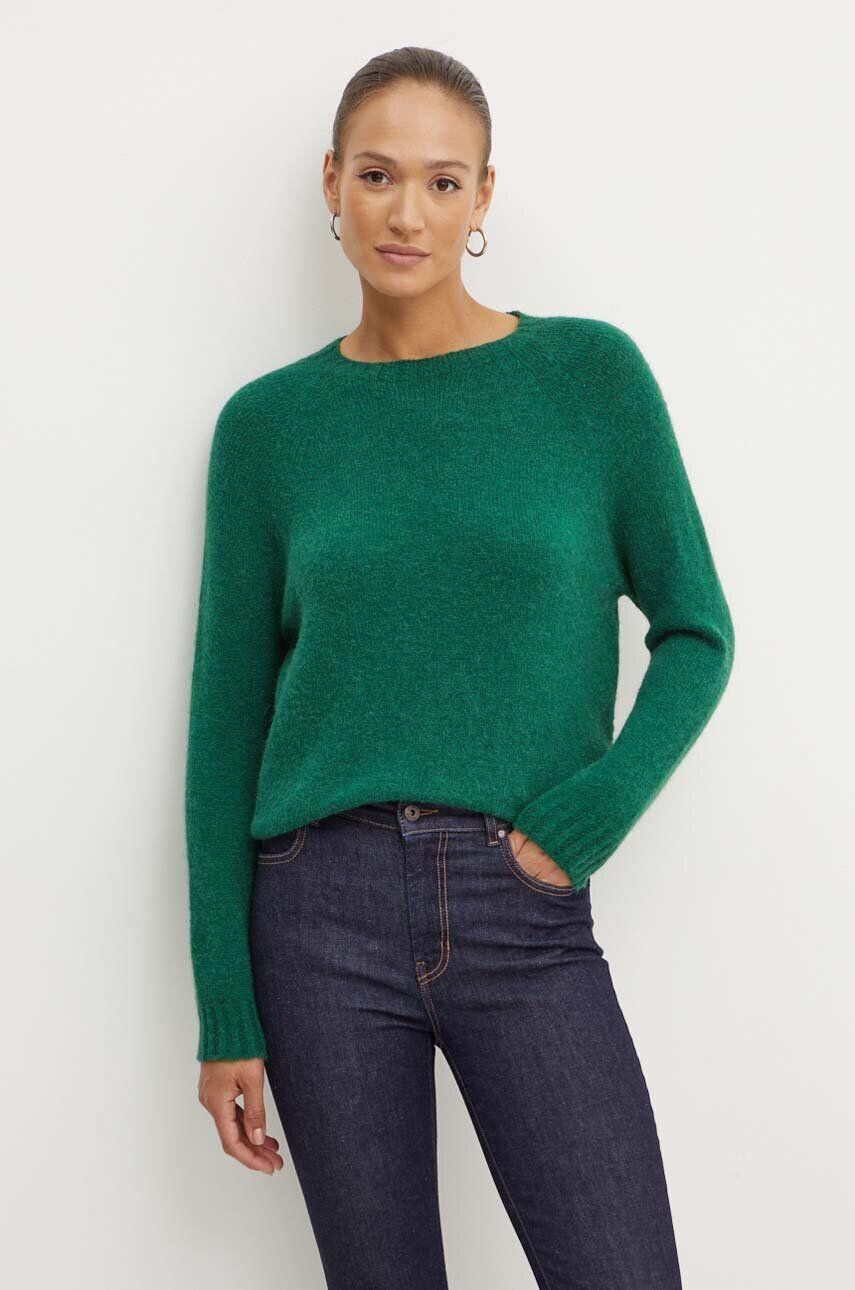 

Свитер из смесовой шерсти Weekend Max Mara, зеленый