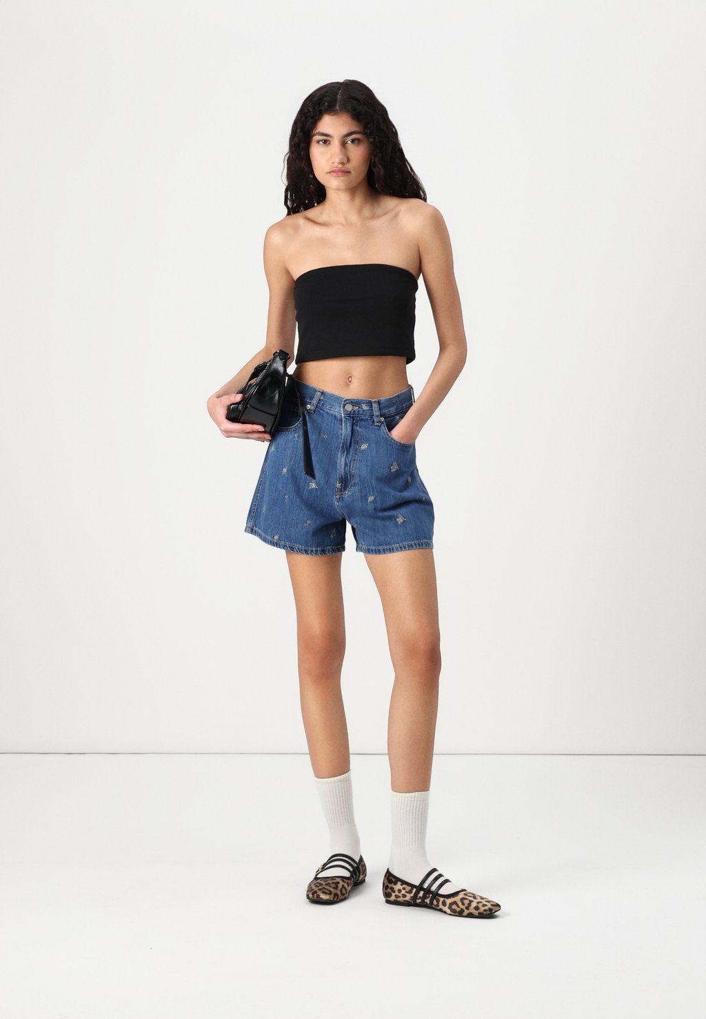 

Топ ONLLIVE LOVE DOUBLE TUBE CROP 2 PACK ONLY, фуксия