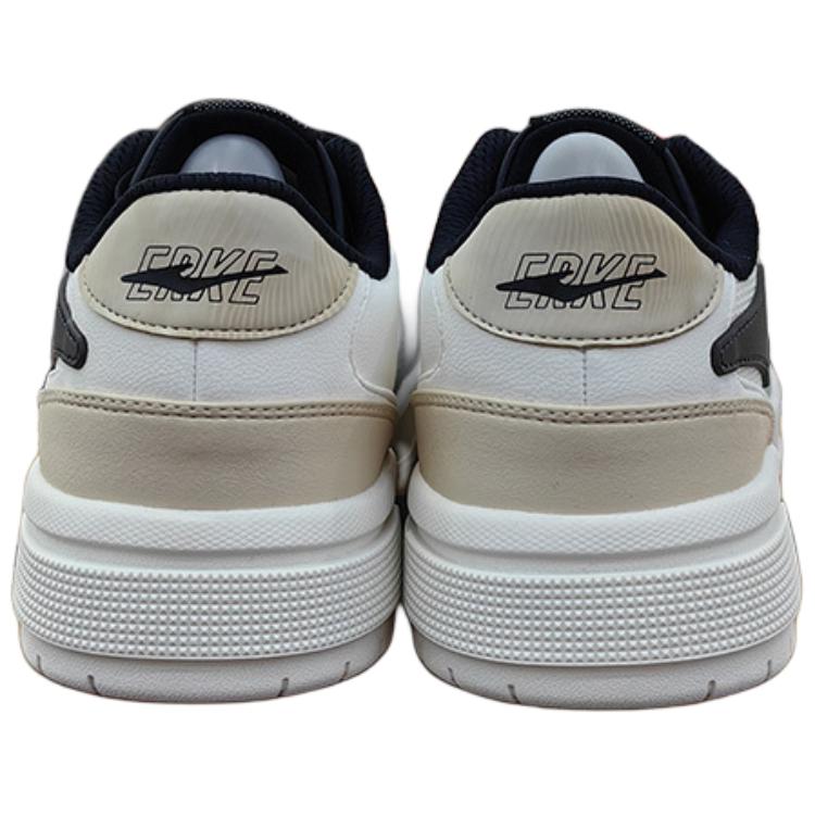 

Антискользящие износостойкие легкие дышащие низкие скейтерские кроссовки мужские серо-белые Erke, Микрокристаллический белый/Дымчато-серый