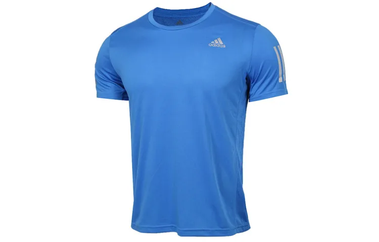 Adidas Футболка мужская True Blue с круглым вырезом, умеренно прямой крой