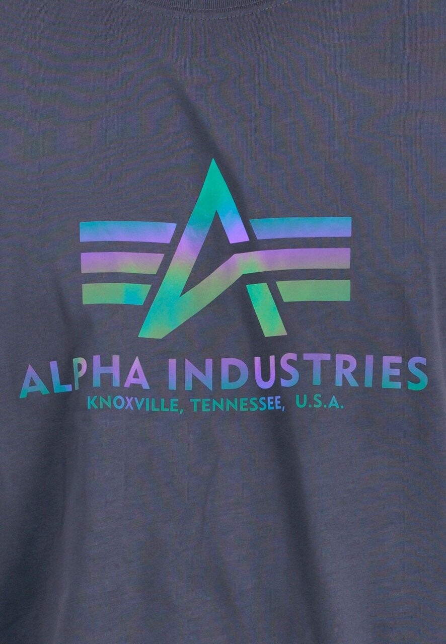 

Футболка с принтом RAINBOW REF Alpha Industries, темно-серый