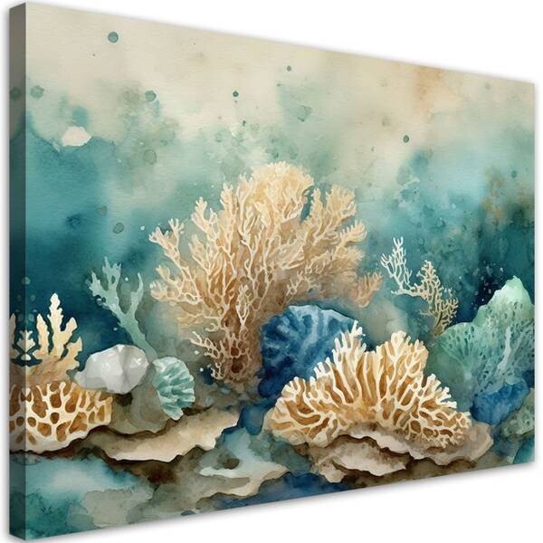 

Картина арт-принт KUNSTLOFT Ocean Echoes 4, зеленый