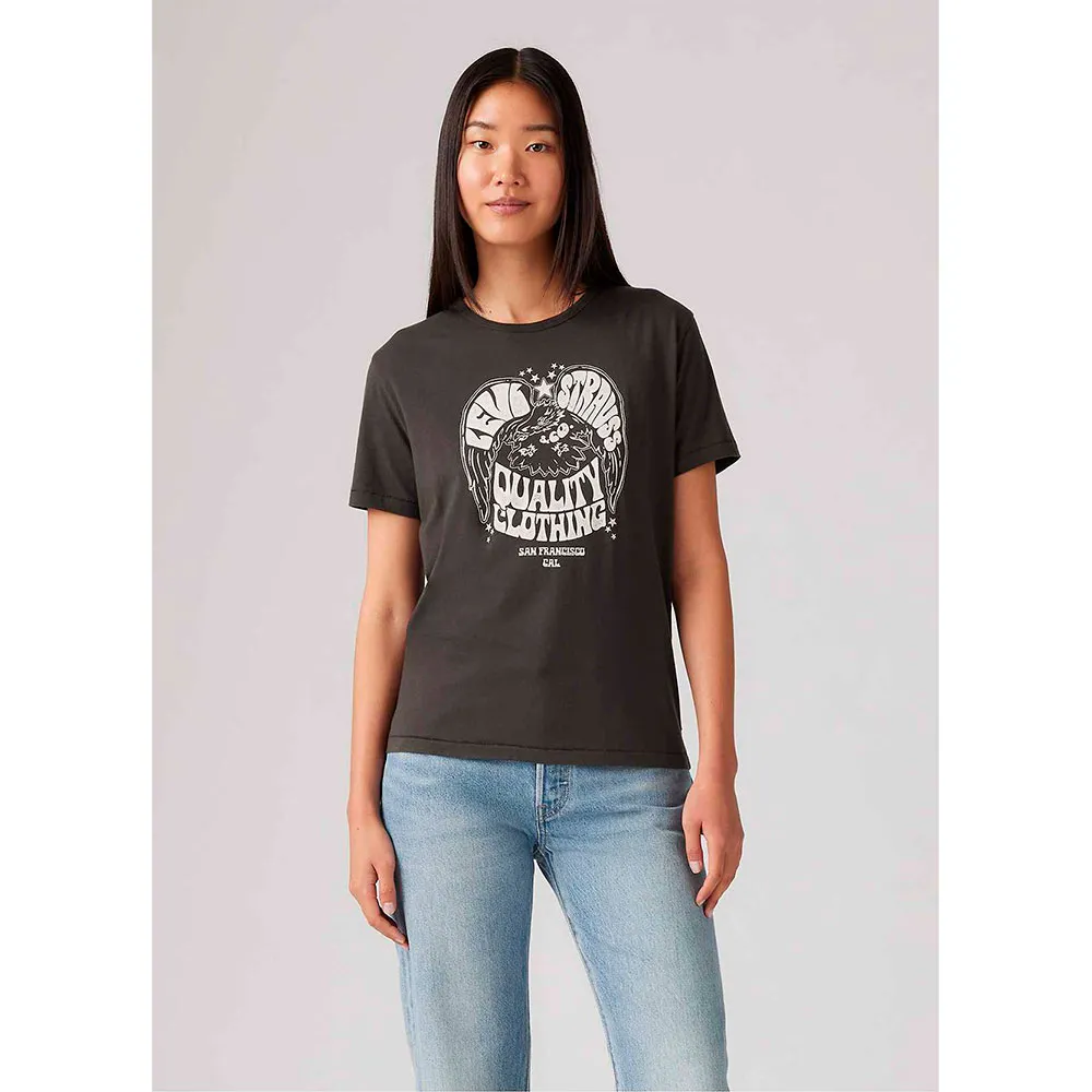 

Футболка с коротким рукавом Levi's Graphic Iconic, черный