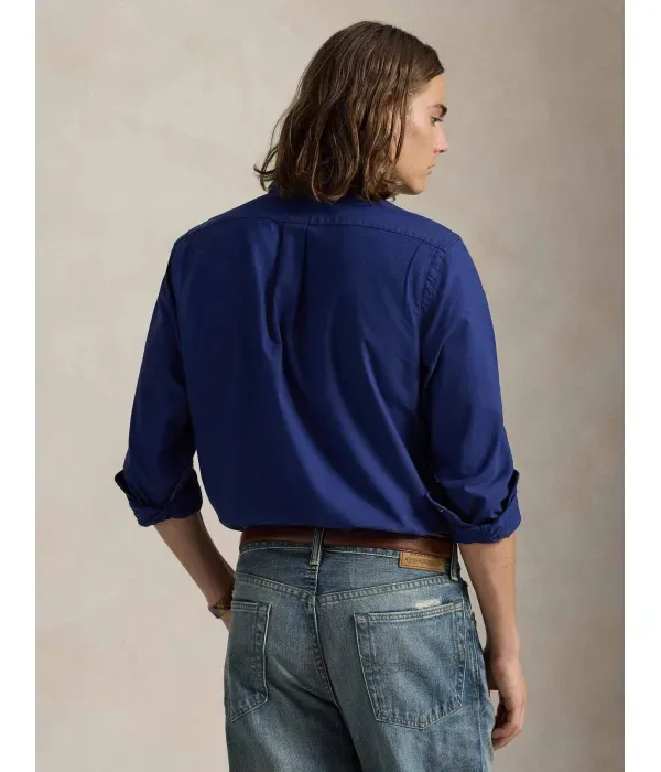 Рубашка slim fit Polo Ralph Lauren, темно-синий — фото 3