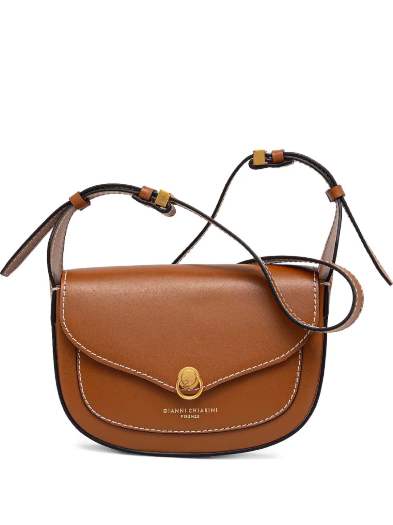 

Кожаная сумка через плечо GIANNI CHIARINI, коричневый