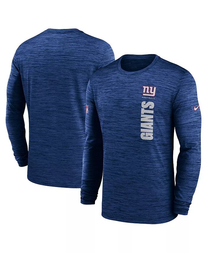 

Мужская футболка с длинным рукавом Royal New York Giants 2024 Sideline Velocity Performance Nike