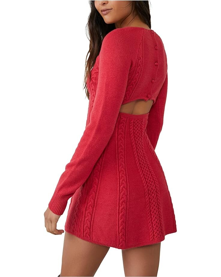

Платье Free People Small World Mini, цвет Cranberry