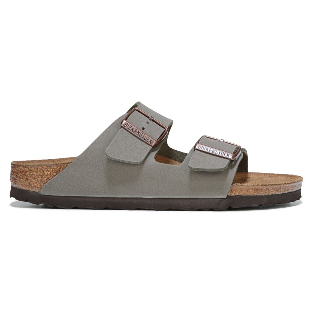 Женские сандалии со стелькой Arizona Birkenstock, серый — фото 2