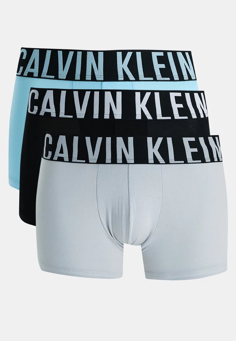 Трусы, 3 шт., Trunks Calvin Klein, мультиколор