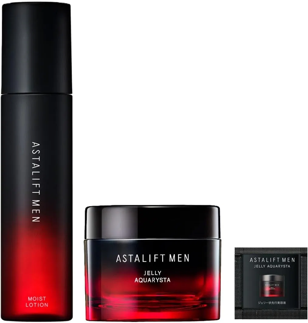 Набор уходовой косметики Astalift Men's Advanced Beauty Lotion Jelly Aquarista 60 г + Moist Lotion 120 мл