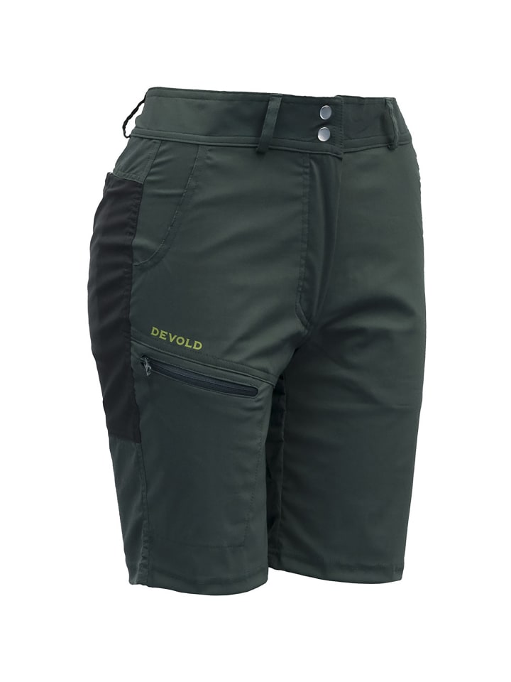 

DEVOLD Шорты W HEROYMERINO, цвет листовой зелени