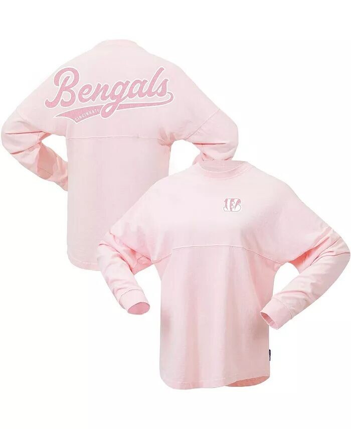 

Женская розовая трикотажная футболка Cincinnati Bengals Millennial Spirit Fanatics