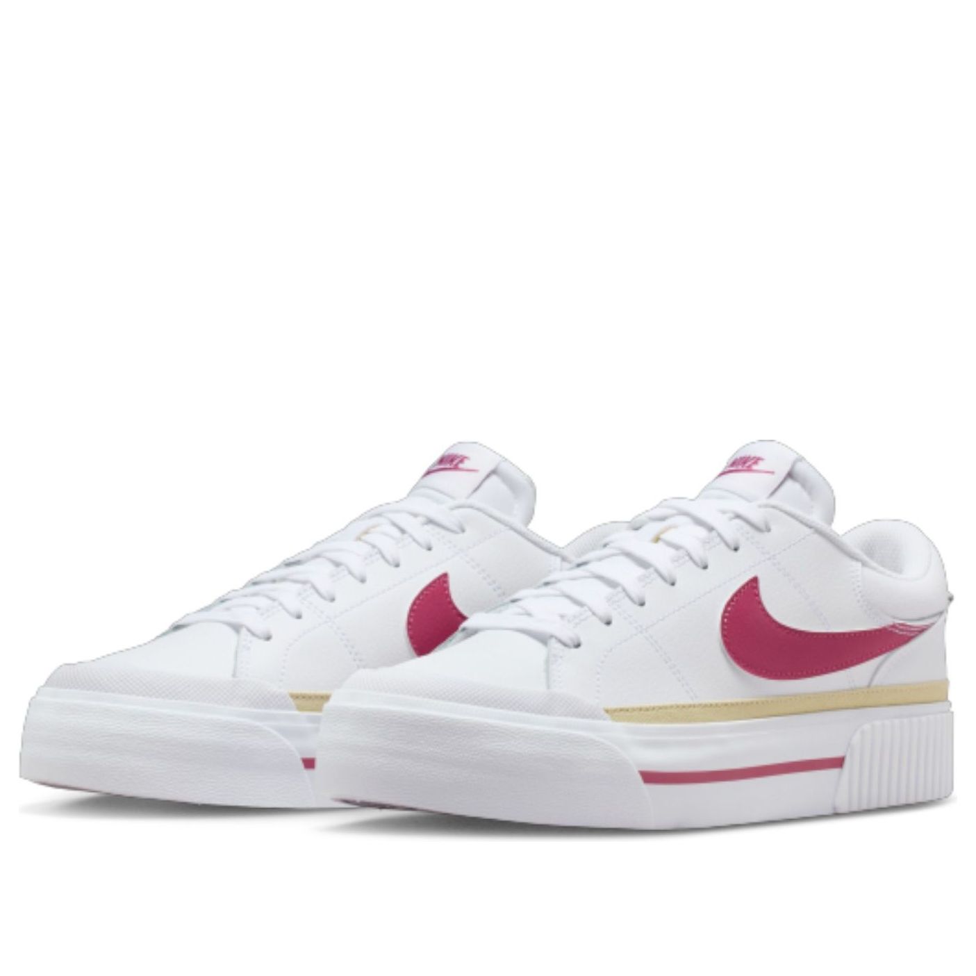 Кроссовки (WMNS) Nike Court Legacy Lift 'White Sweet Beet' — фото 3