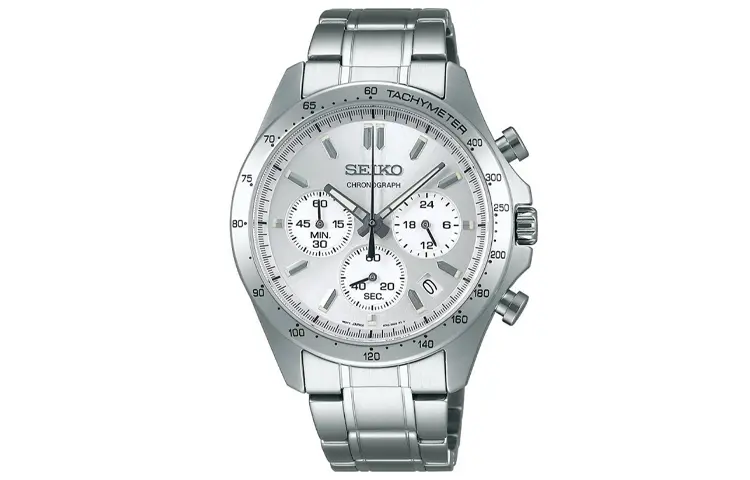 

SEIKO Мужские часы SPIRIT Collection с кварцевым механизмом и стальным браслетом, серебристый циферблат