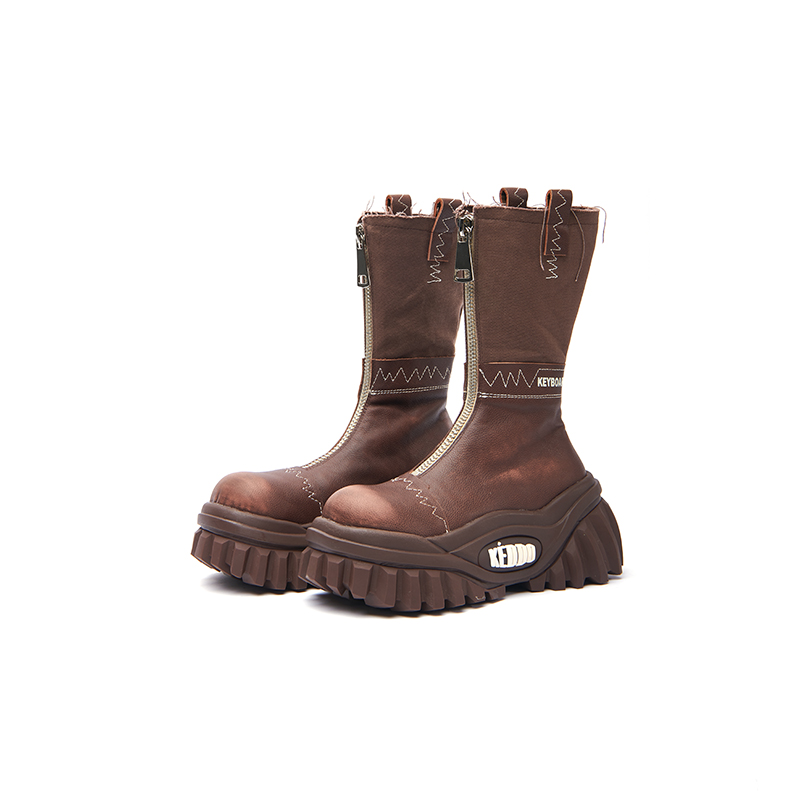 KEDDO Клавиатуры Туфли Ботильоны Женские Винтаж Коричневый, цвет Vintage Brown — фото 3