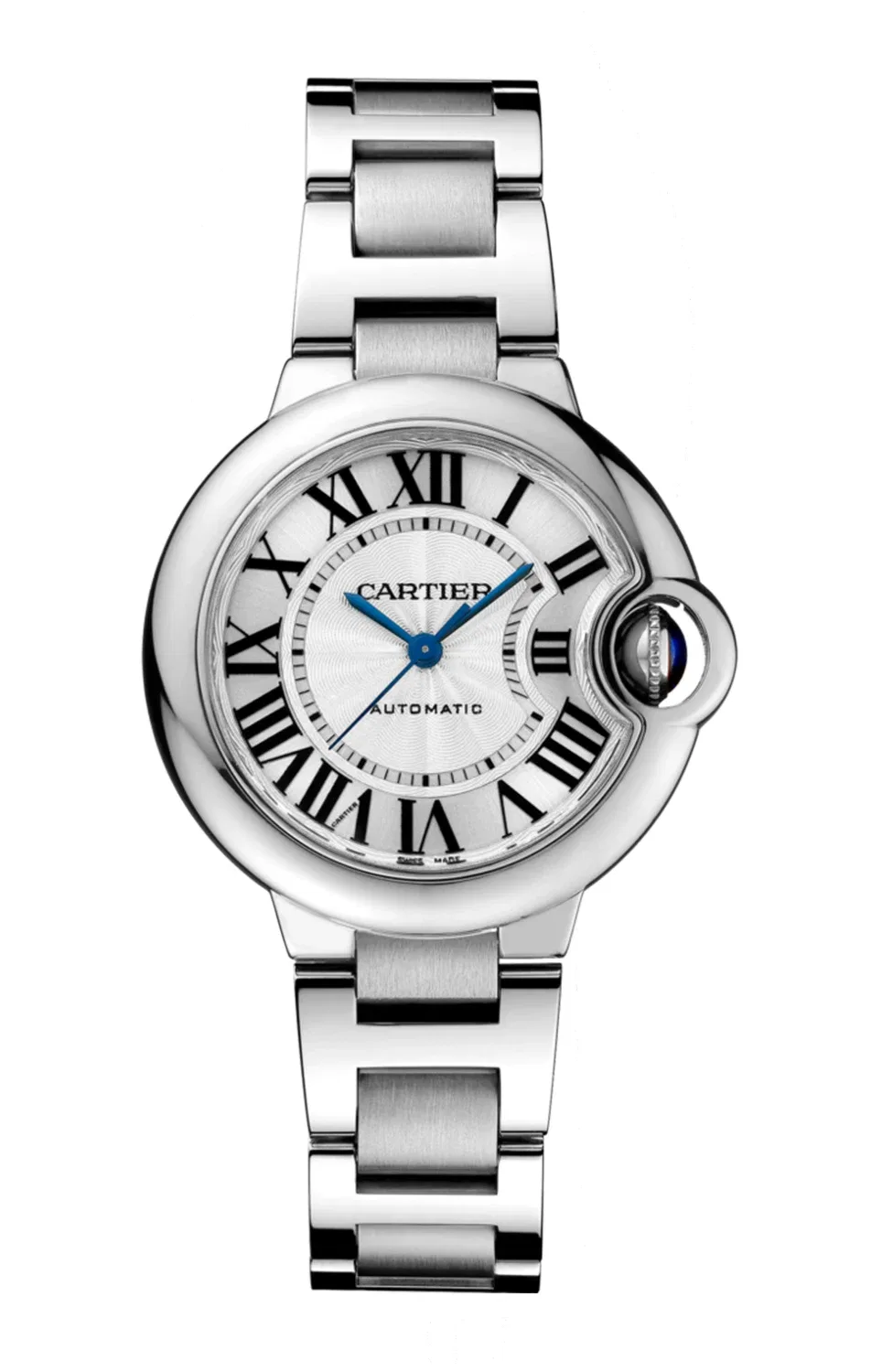 BALLON BLEU DE CARTIER 33 ММ, АВТОМАТИЧЕСКИЙ МЕХАНИЗМ, НЕРЖАВЕЮЩАЯ СТАЛЬ - WSBB0044, черный