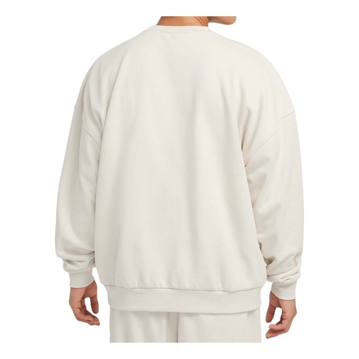 Топ Nike Club Fleece Oversized French Terry Crew Top Asia Sizing 'Beige' — фото 2
