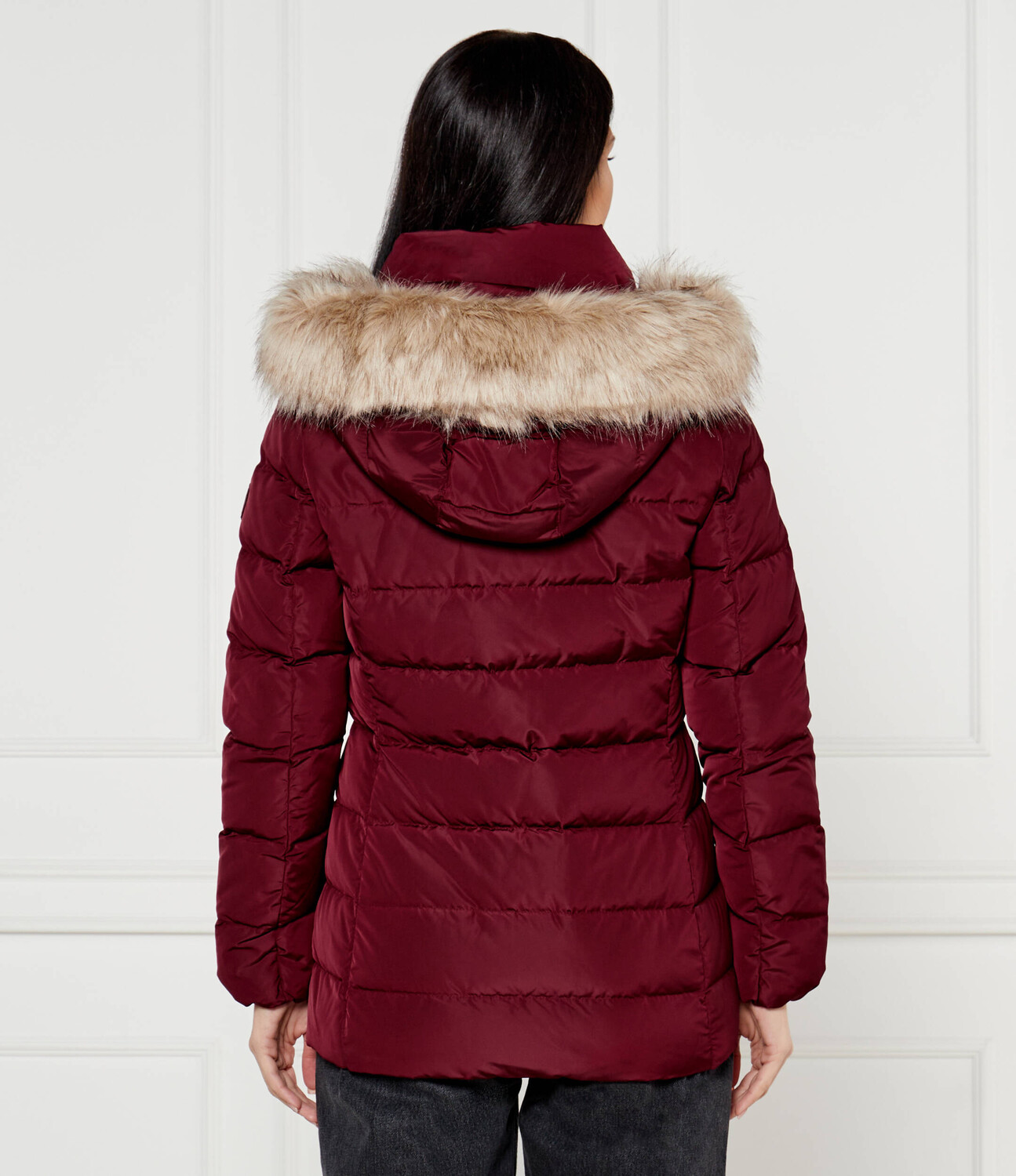 Куртка Tommy Hilfiger TYRA Regular Fit, бордо — фото 3