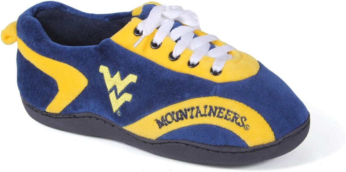 

Тапочки Comfy Feet NCAA для использования дома и на улице, West Virginia Mountaineers