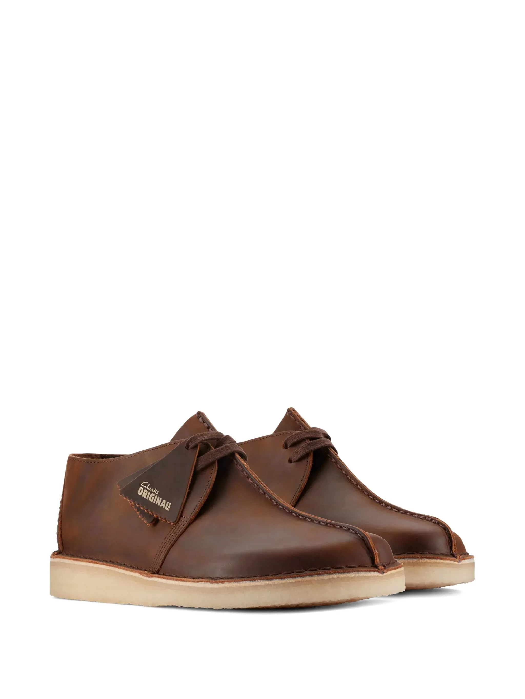 Ботинки на шнуровке Clarks Originals, коричневый — фото 2