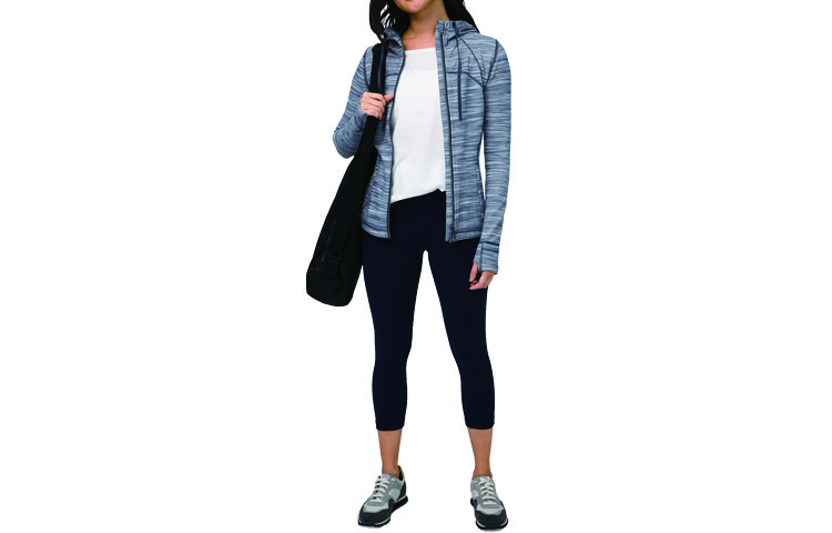 

Куртка серии Define женская Lululemon, цвет Variegated black/white/black