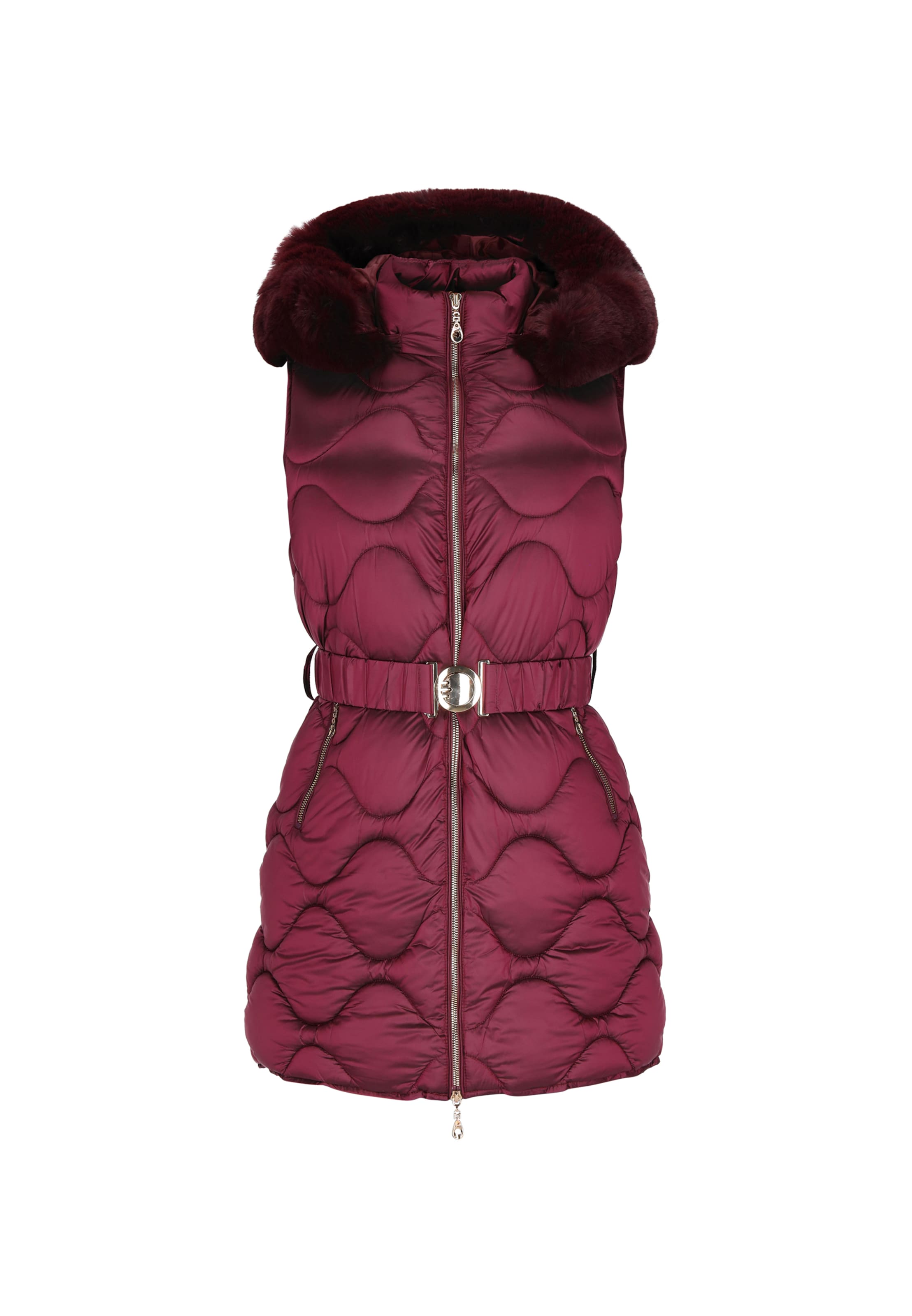 

Faina Жилет в цвете бордо