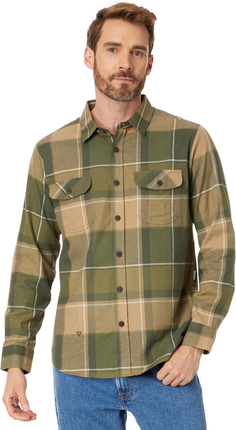 

Лонгслив VISSLA Central Coast Eco Long Sleeve Flannel, цвет Vintage Green